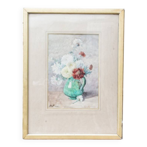 Nature morte, aquarelle