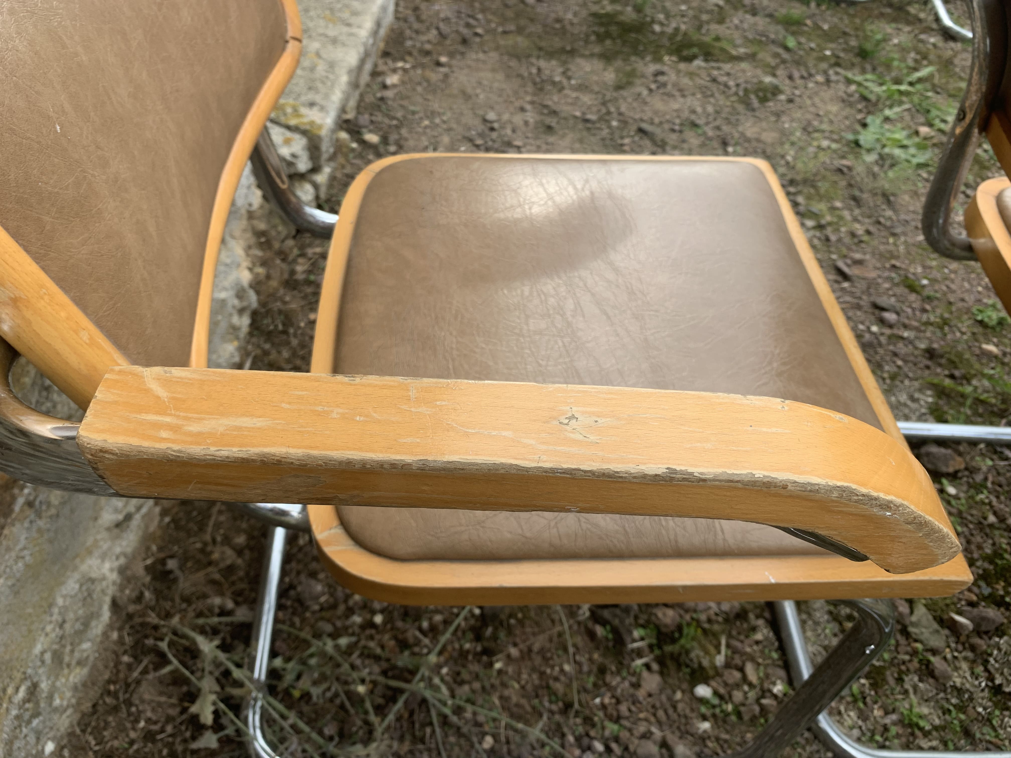 4 armchairs B64 by Marcel Breuer