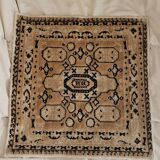 Small vintage square rug
