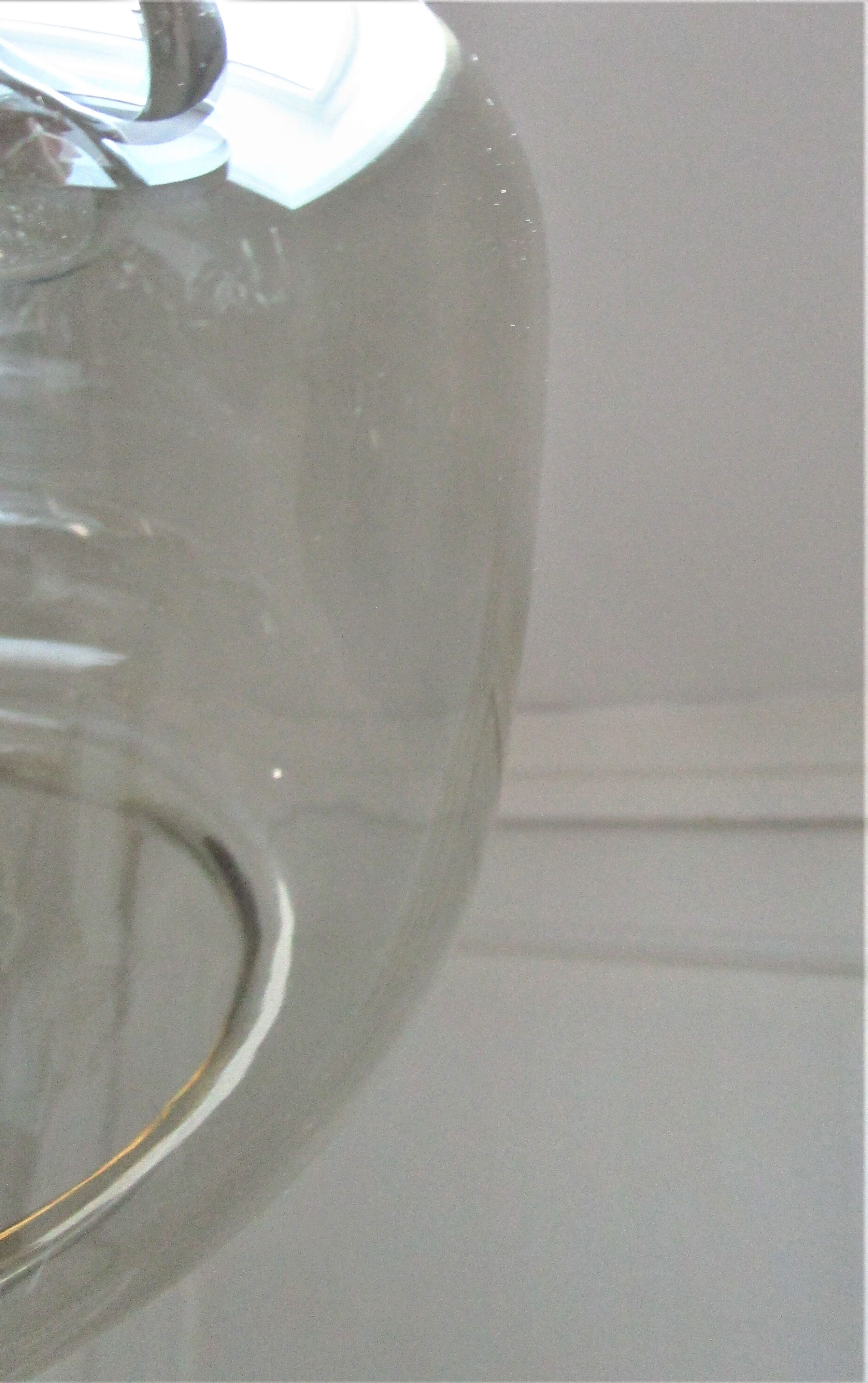 Sconce chrome and smoked glass vintage design 70s