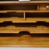 Old oak curtain storage file