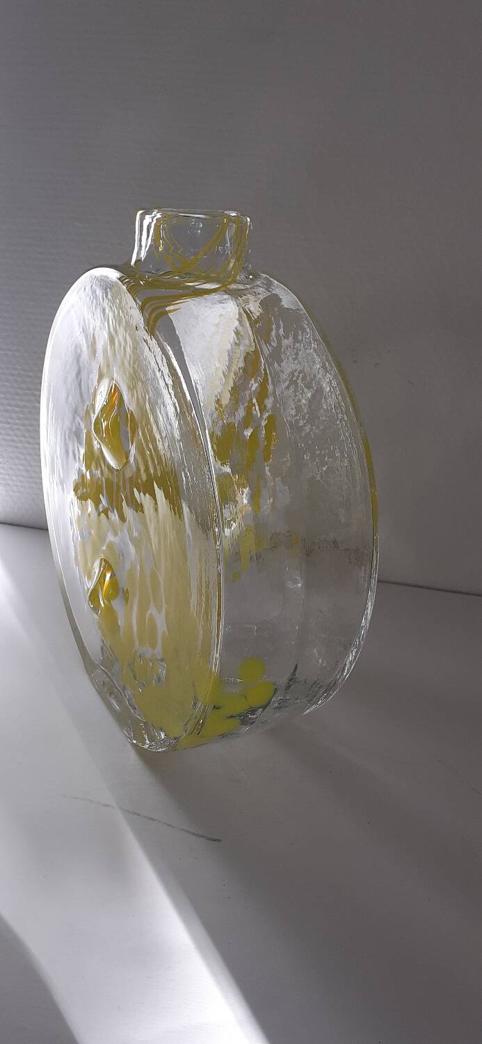 Large vintage glass vase