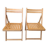 2 folding chairs from the 80s and 90s