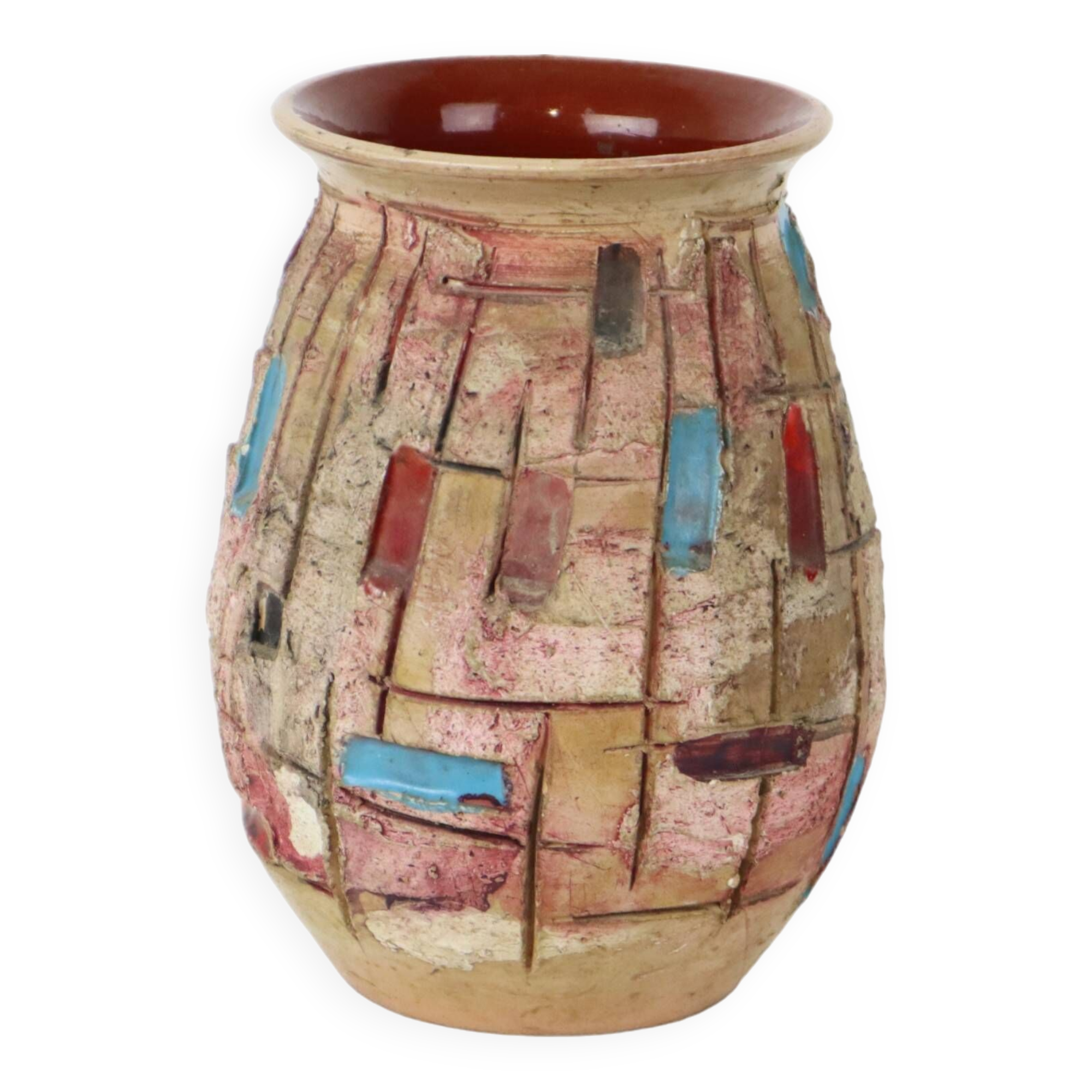 Vintage Italian Design Vase Ceramic Nuovo Rinascimento 1960s