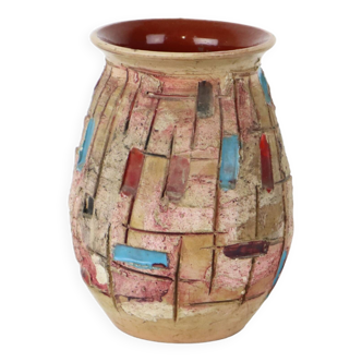 Vintage Italian Design Vase Ceramic Nuovo Rinascimento 1960s