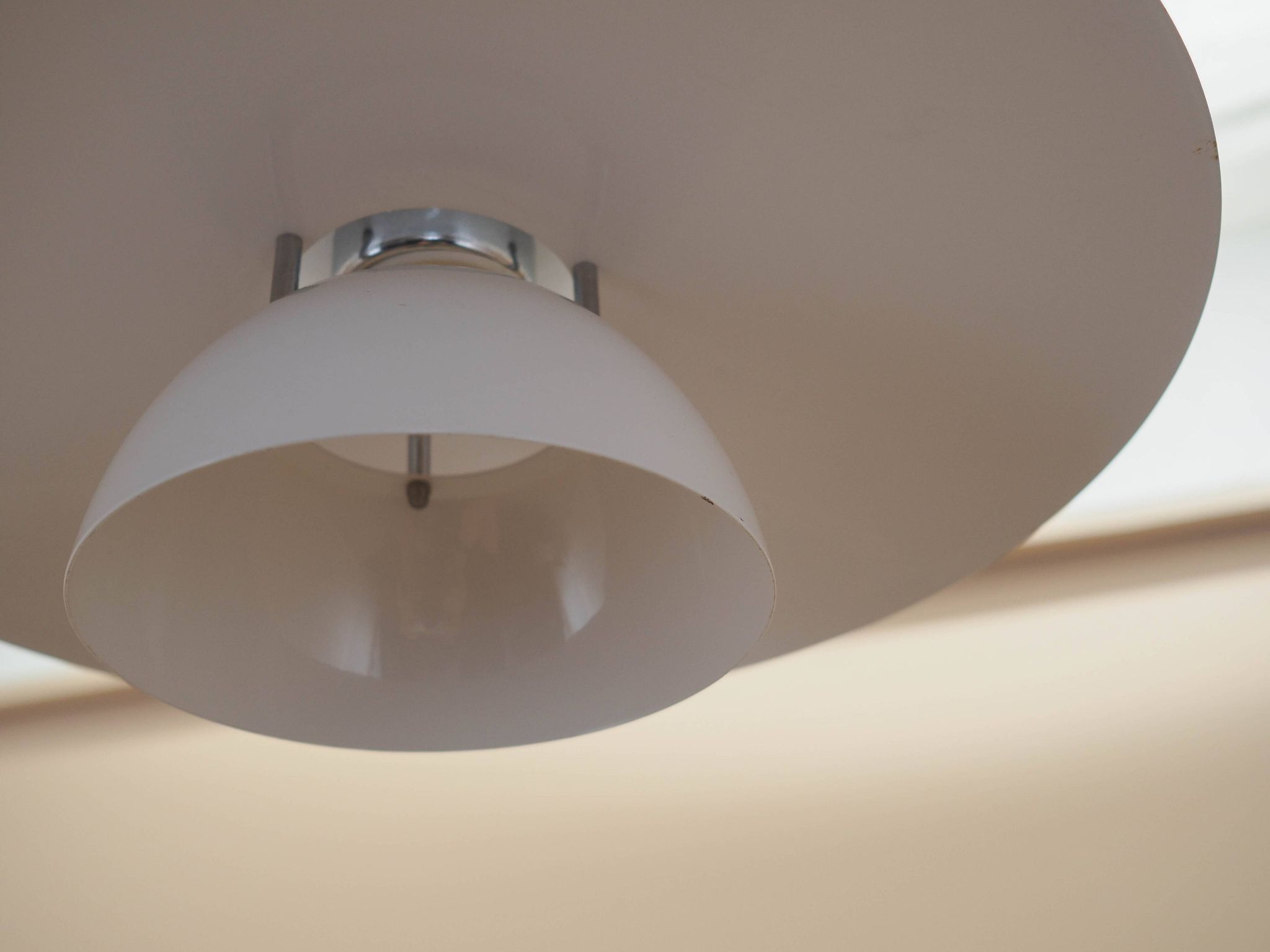 Danish pendant lamp with layered shade, 2000s