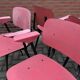 Set of 4 Friso Kramer Revolt chairs first edition with armrests