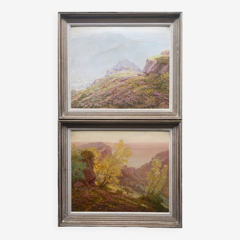 Pendant Tableaux HSP : "Paysage du Dauphiné" par Gaétan Montagney