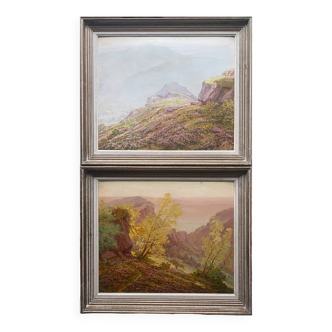 During HSP Paintings: “Landscape of Dauphiné” by Gaétan Montagney