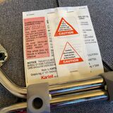 Pair of Mauï soft kartell red chair design Vico Magistretti