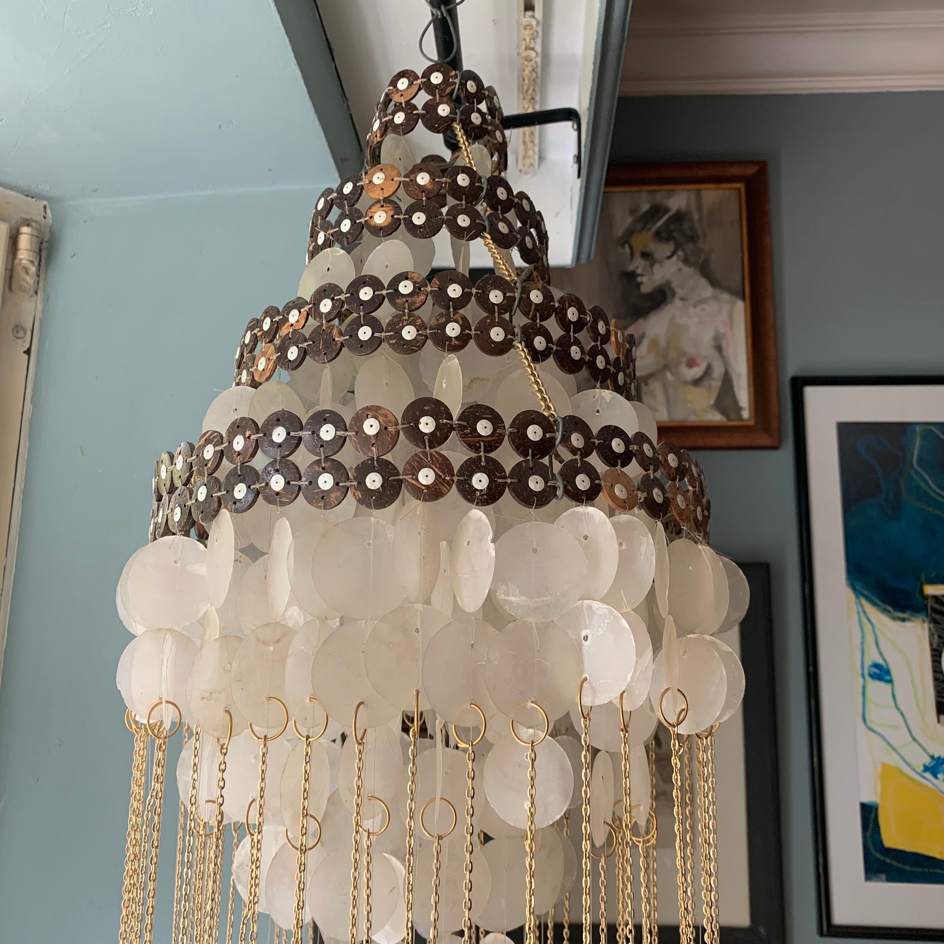 Suspension en pastille de nacre