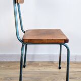 Vintage industrial children's chair