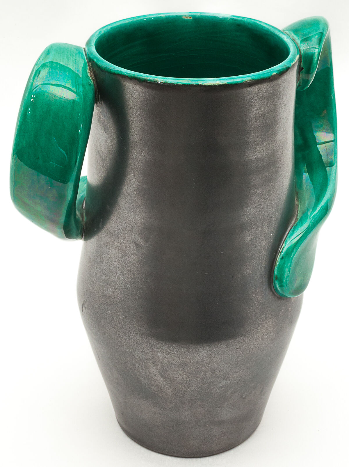 Green and anthracite vase, 1960