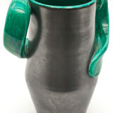 Vase vert et anthracite, 1960