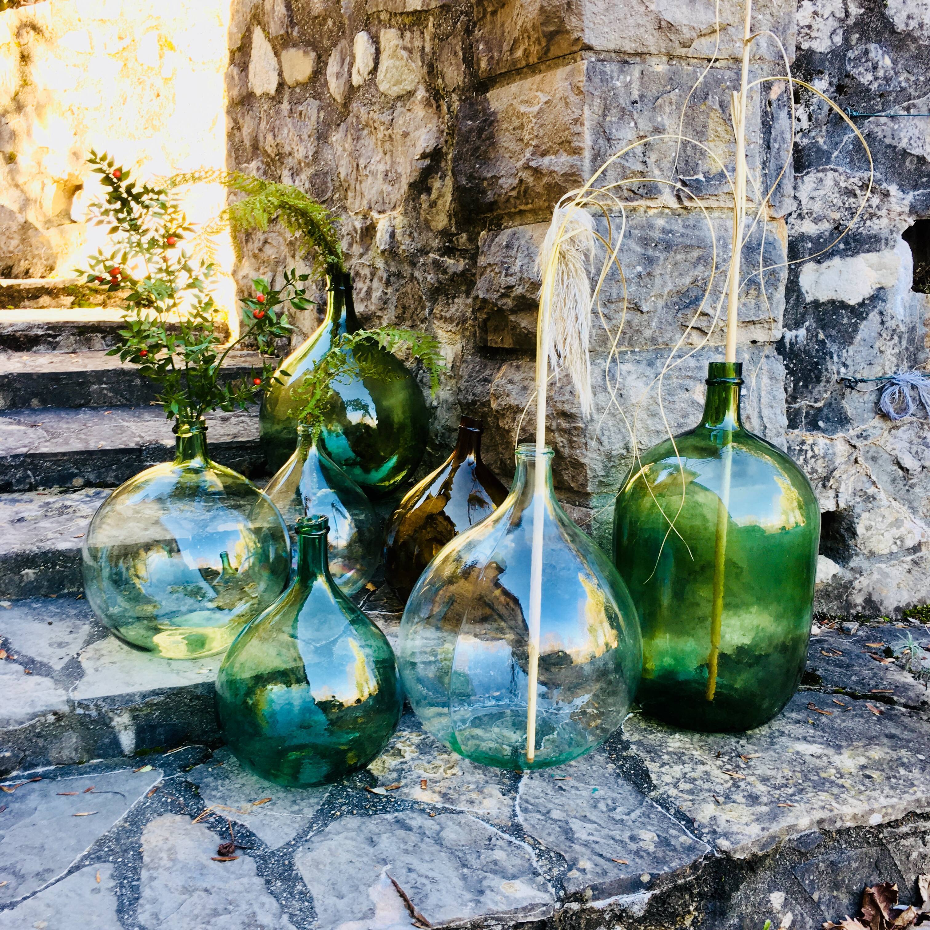 Old demijohn 19th 9l