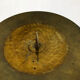 Modernist sculptural brutalist floor brass candleholder, Germany, 1950s