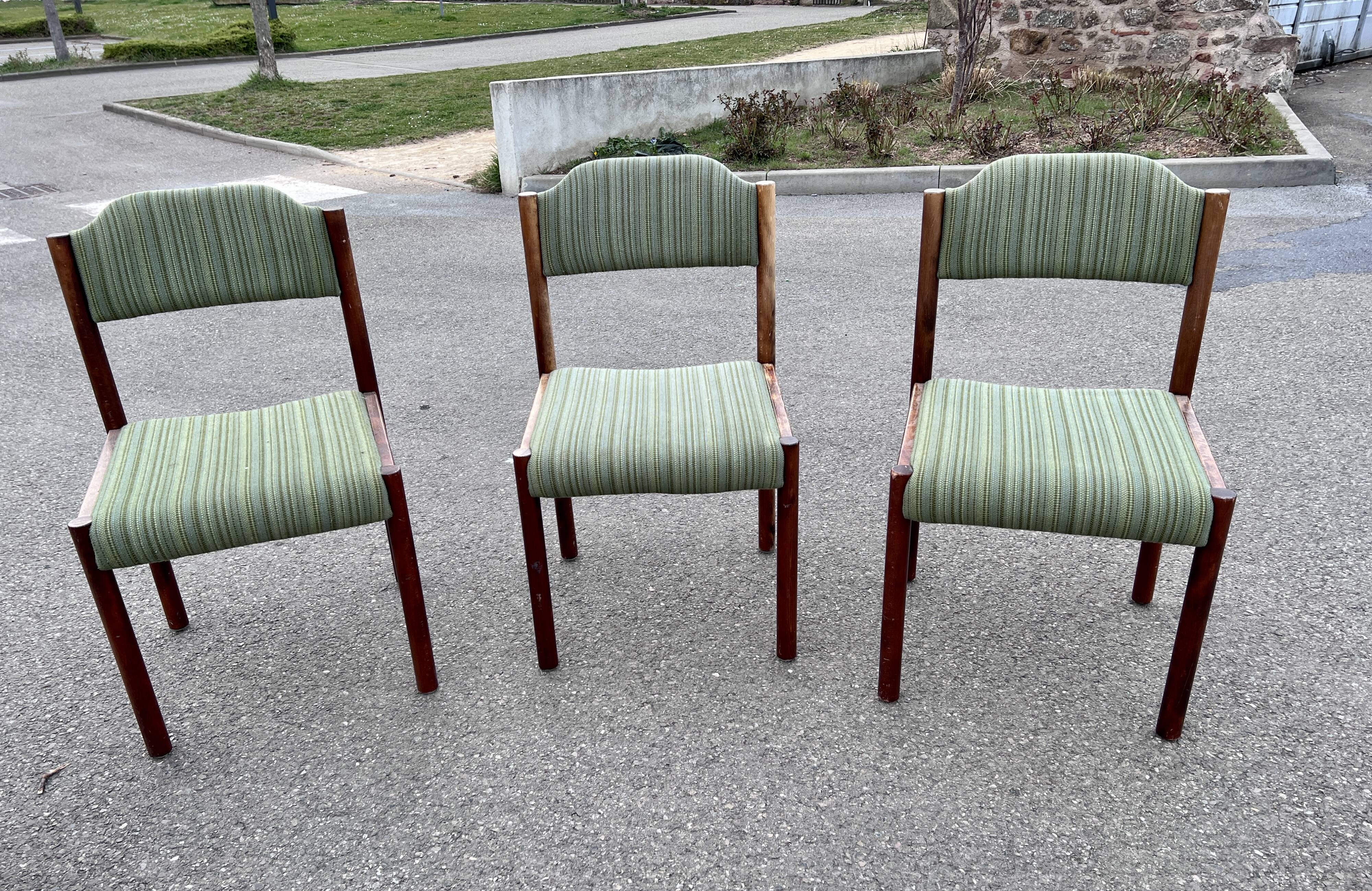 Scandinavian chair series armchair ottoman chair in rosewood