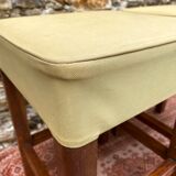 Wooden and skai stools from the 60s