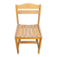 Vintage pine chair armchair from the 70s