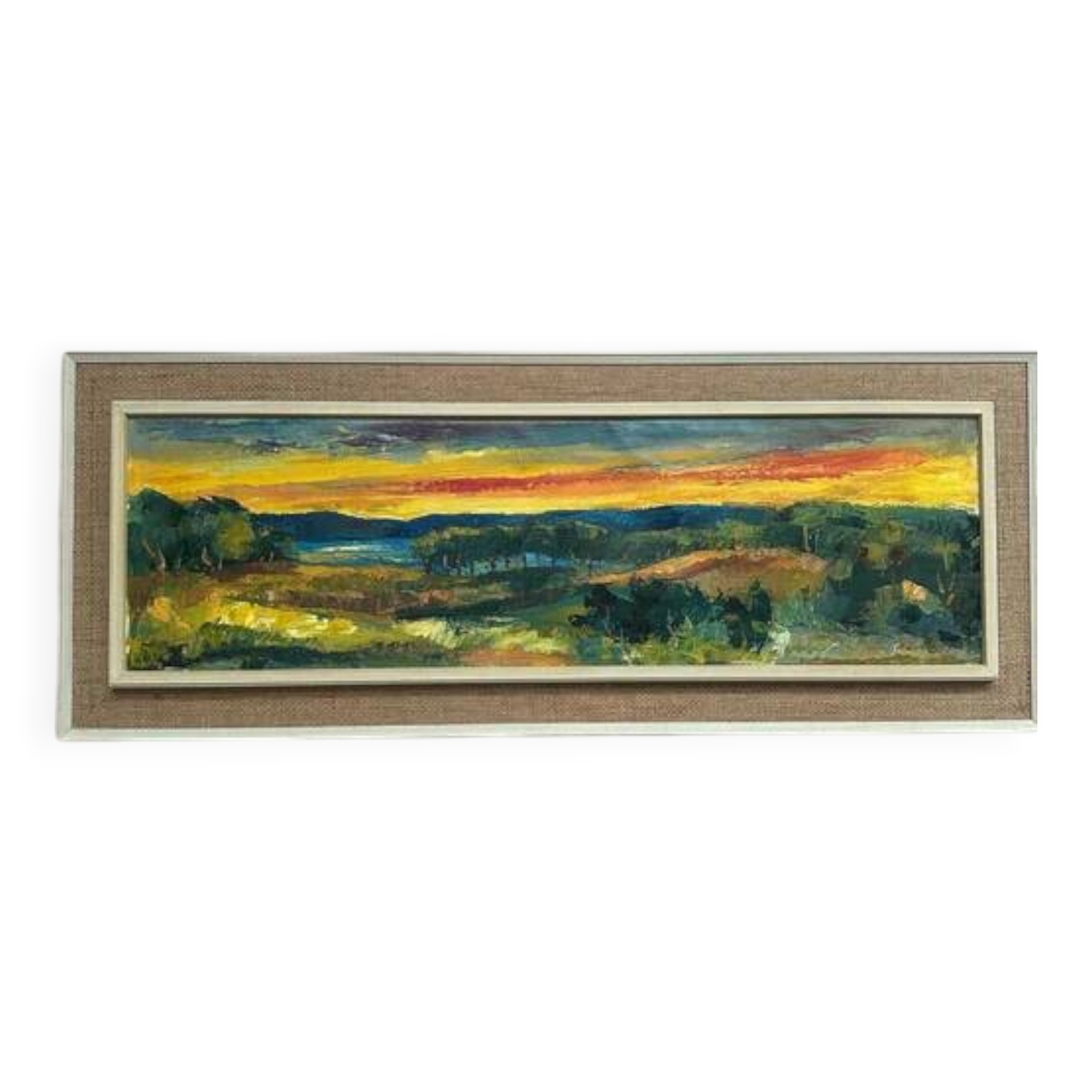 Swedish Oil on Canvas – “(Sörmlands Nalar Räven)” by Kurt Lundberg