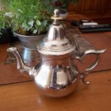silver-plated teapot