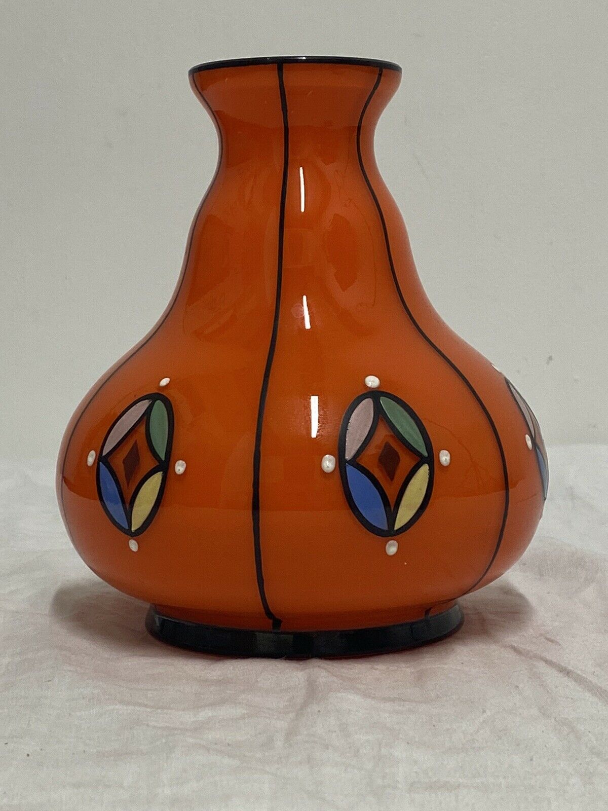 Vase Tango by Michael Powolny for Loetz glass period secession year 1915