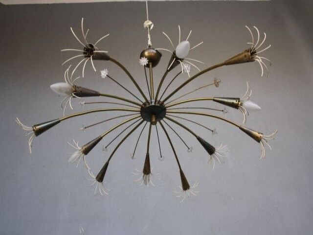 Chandelier 12 light 1960