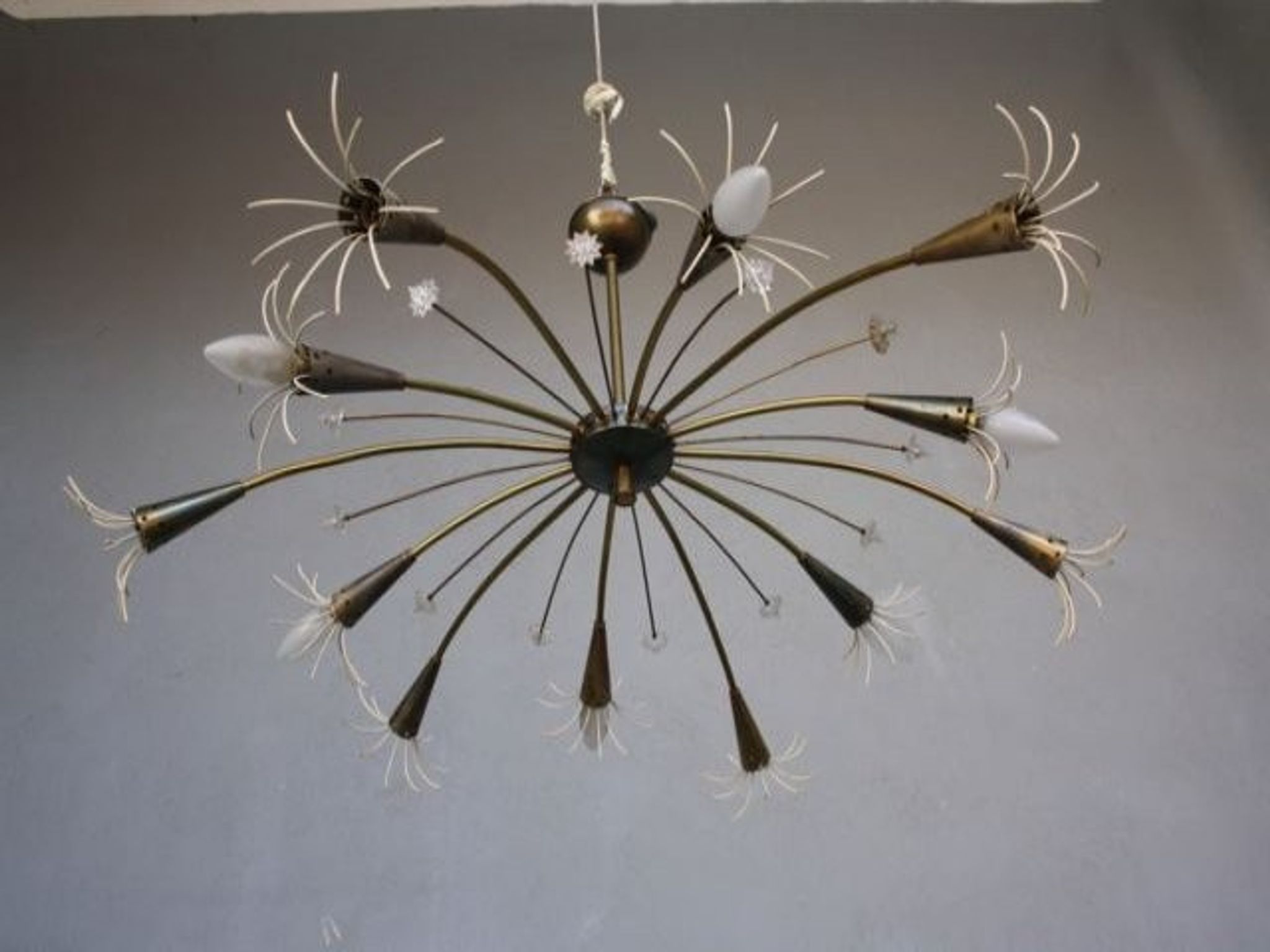 Chandelier 12 light 1960