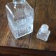 Carafe à whisky en verre, années 80