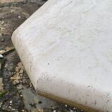 Vintage travertine coffee table