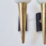 Pair of vintage wall lights from the 1950s.