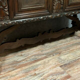 Atypical renaissance buffet in solid walnut around 1850