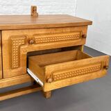 Vintage Oak Sideboard by Guillerme and Chambron for Your Home, 1960s