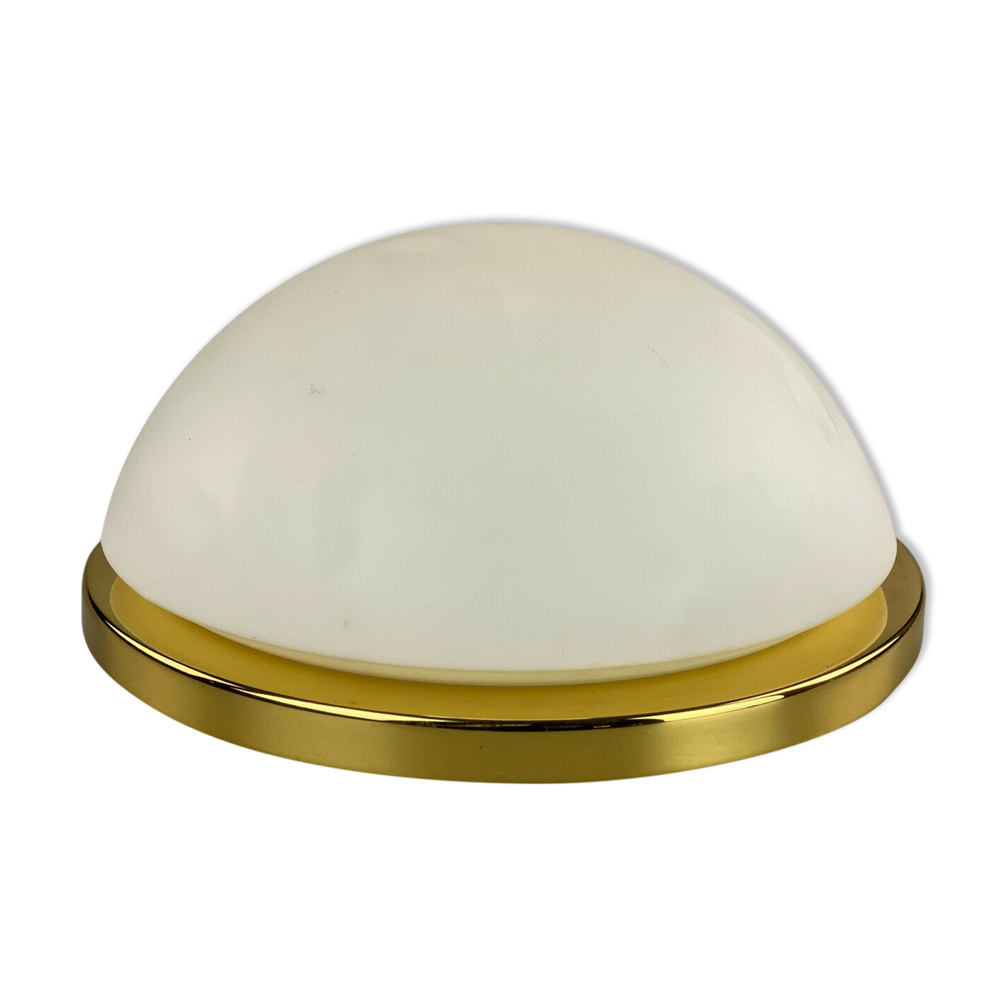 70s designer glass ceiling lamp