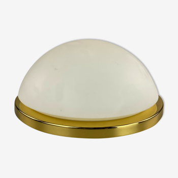 Plafonnier verre  design lampe 70s