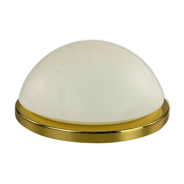 Plafonnier verre  design lampe 70s