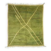 Green Beni Ouarain Rug - 416 x 320 cm