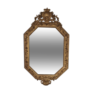 Miroir XIXème octogonal