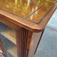 Display cabinet in solid cherry wood Louis Philippe style, 1980s - 108x35x140cm