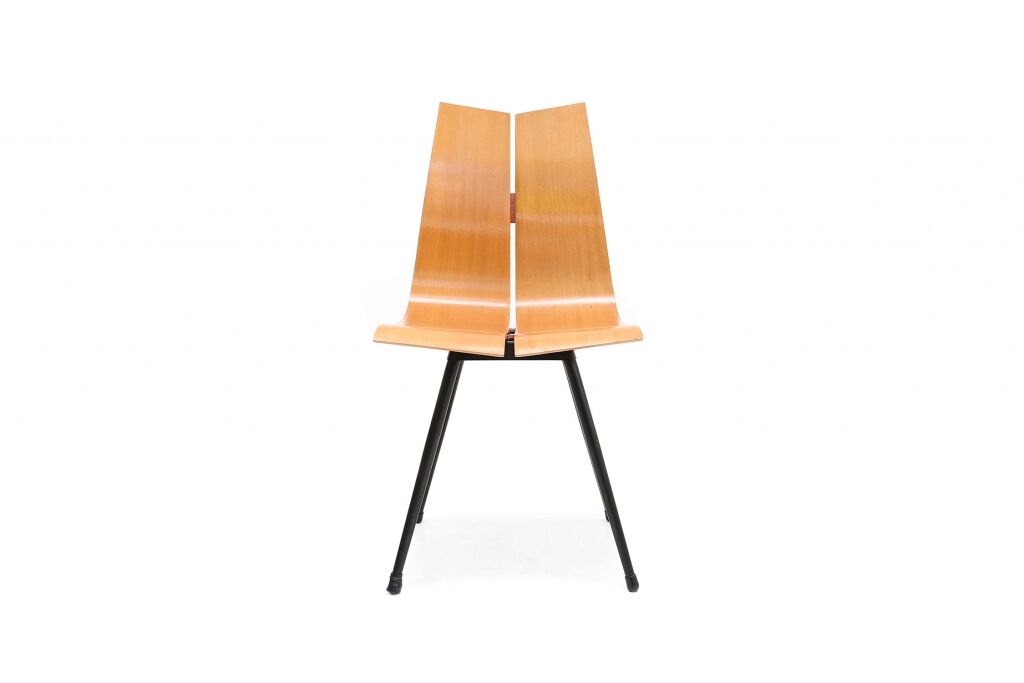 Chair model GA mid-century plywood by Hans Bellmann