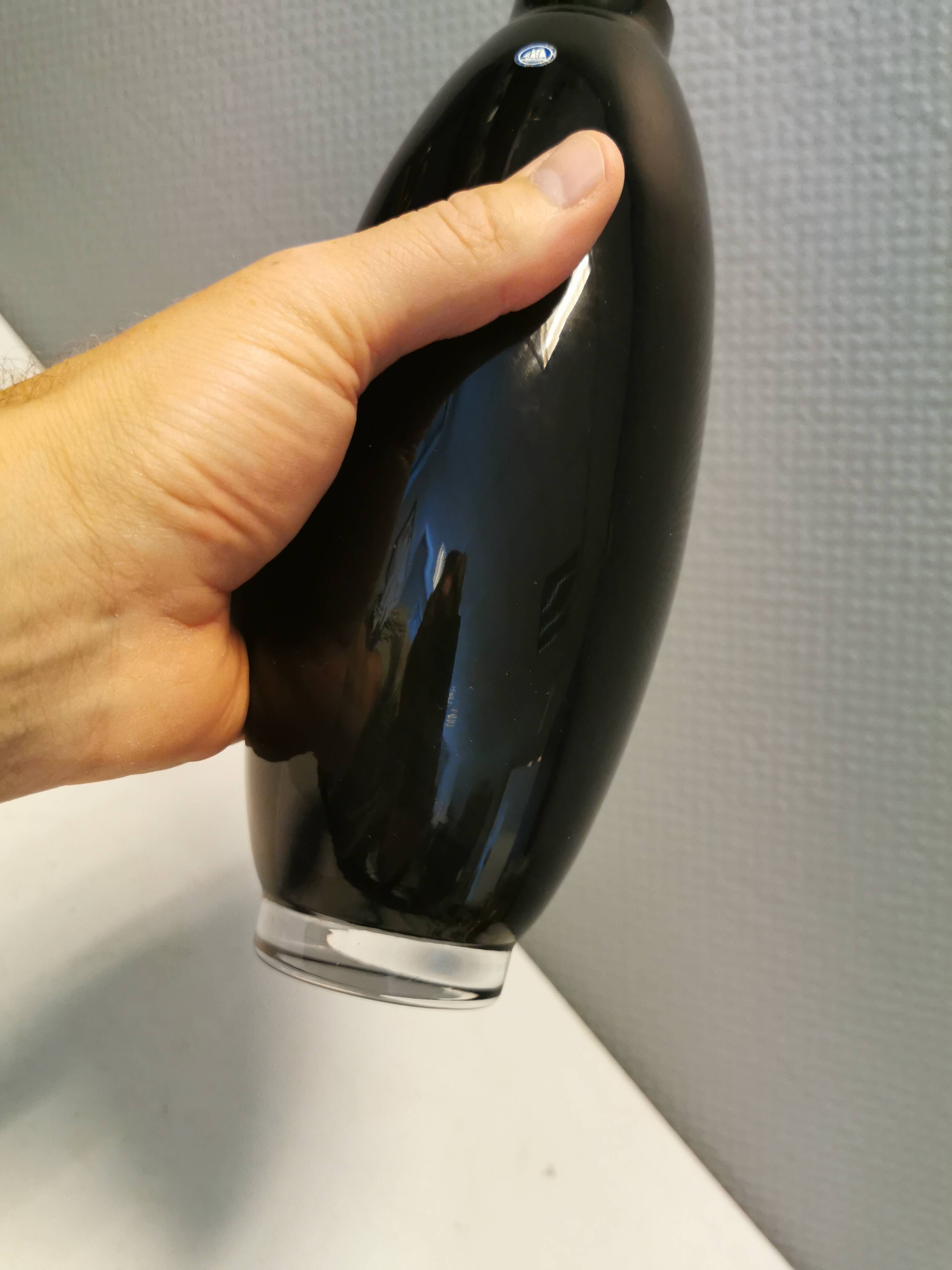 Beautiful glass vase from Danish Søholm