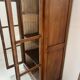 Pair of display cabinets in solid cherry wood from the 19th century.
