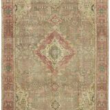 1970s 245 cm x 340 cm beige wool carpet