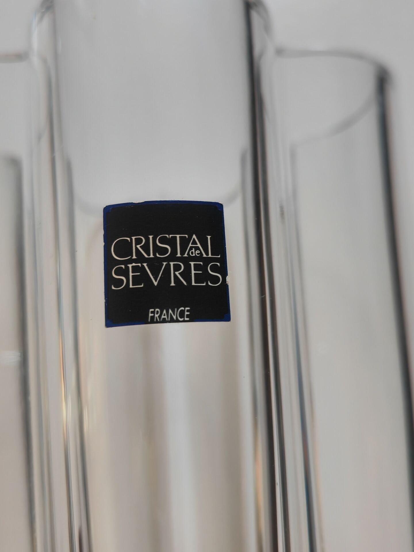 Sèvres crystal vase