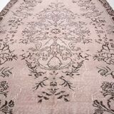 6' x 8' Pink Turkish Vintage Rug 199x287 cm