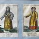 Pair Russian engravings XVIII
