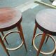 Paire de tabourets de bar "Baumann"