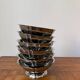 Set of 6 stainless steel bowls