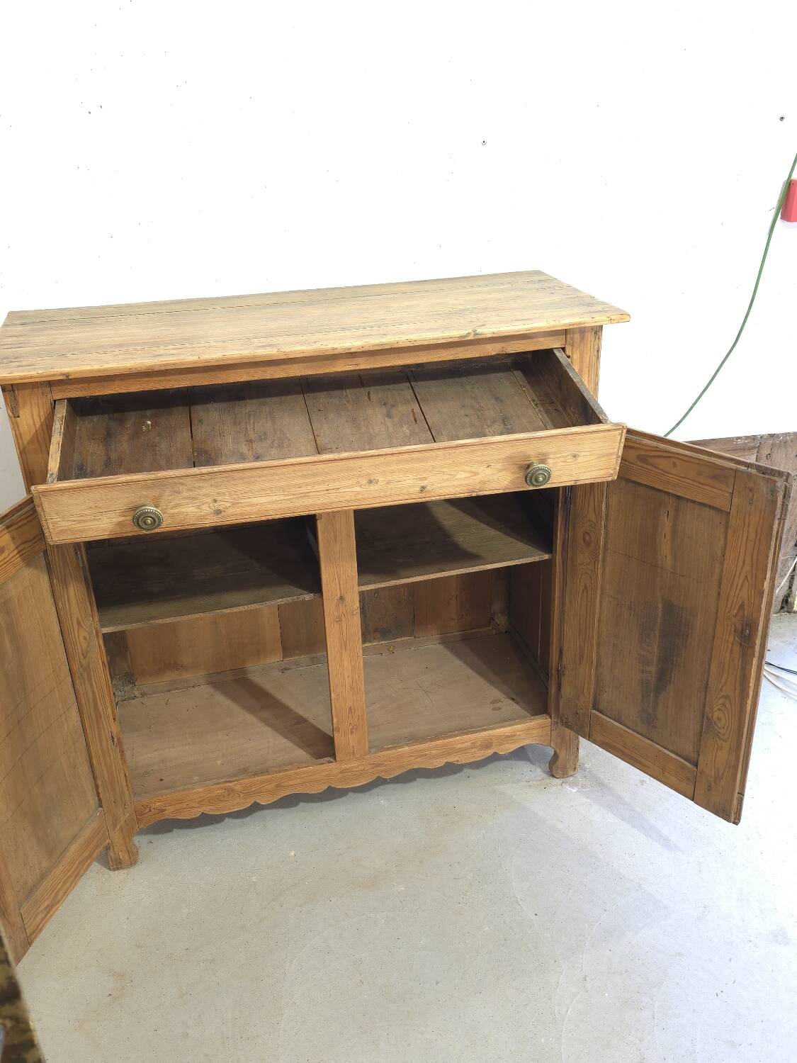 19th century pine sideboard