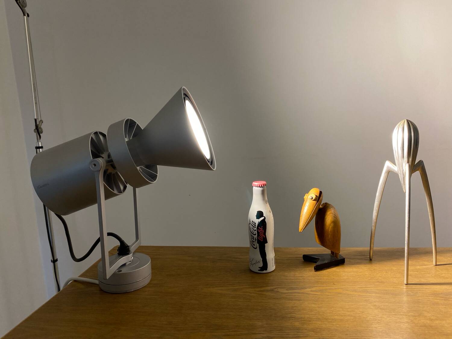 Wall lamp projector the parrot iguzzini vintage design 90s